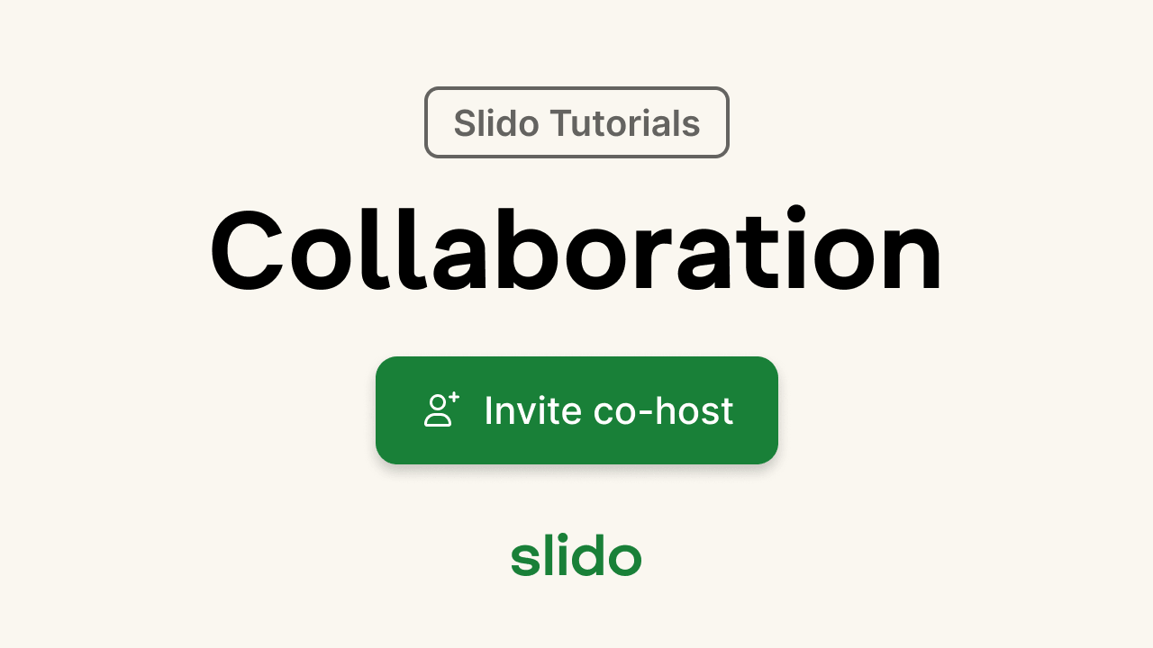 Slido Collaboration